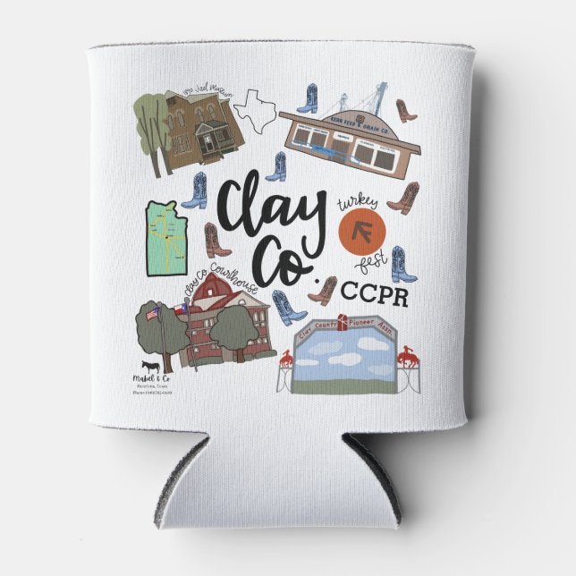 Enfriador De Latas Condado de Clay (Anverso)