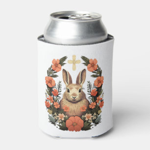 Enfriador De Latas Conejo conejo conejito de Pascua Cristiana