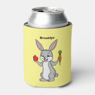 Enfriador De Latas Conejo de conejo con verduras personalizado