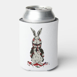 Enfriador De Latas Conejo Zombie de Pascua Halloween Bunny