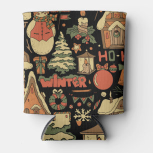 Enfriador De Latas Conjunto decorativo de época de navidades