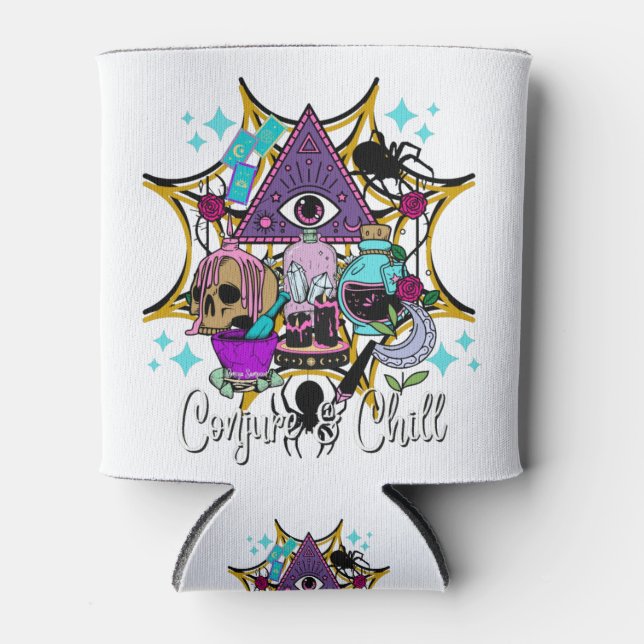 Enfriador De Latas Conjure & Chill (Anverso)