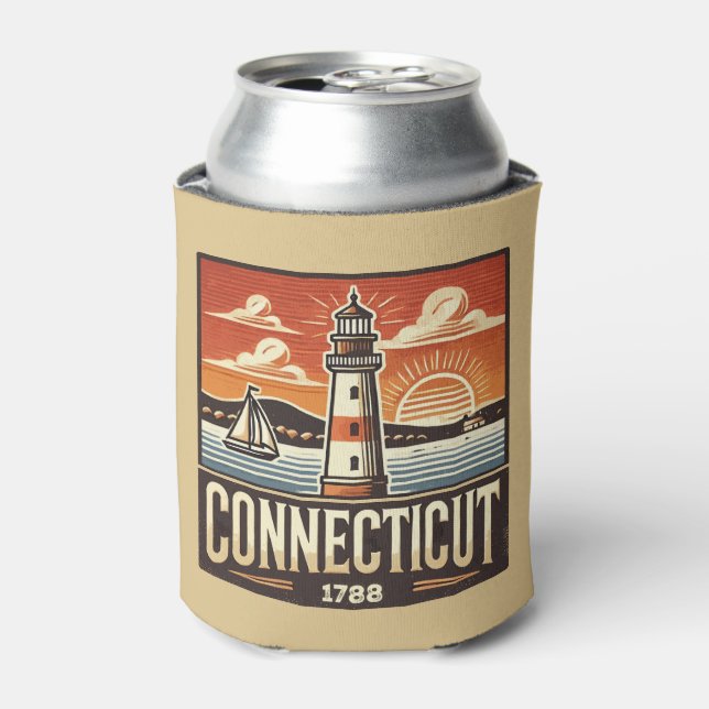 Enfriador De Latas Connecticut (Lata Anverso)