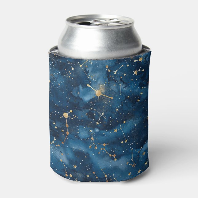 Enfriador De Latas Constelación celeste - Noche estrellada (7) (Lata Anverso)