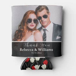 Enfriador De Latas Cool tulip Flower Unique Wedding Can Cooler