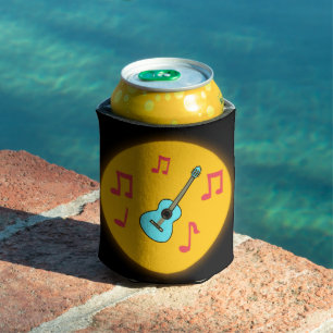 Enfriador De Latas Cooler , refrigerador de bebidas con notas de guit