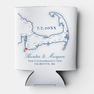 Enfriador De Latas Coonamessett Inn Favor de Boda Cape Cod