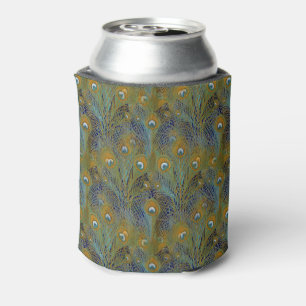 Enfriador De Latas Coordenadas de plumas de pavo real
