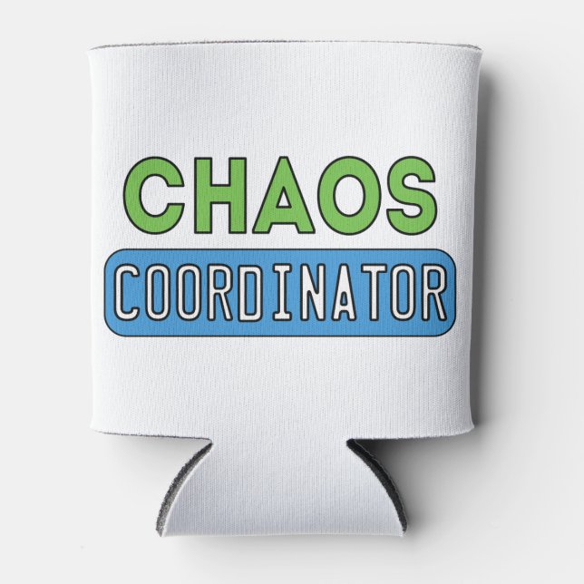Enfriador De Latas Coordinador del caos (Anverso)