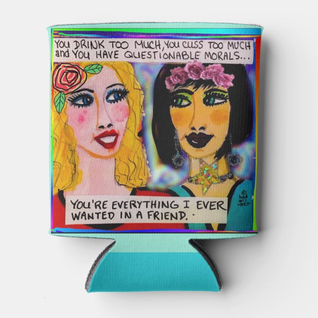 Enfriador De Latas coozie-bebes demasiado, cuestas demasiado y (Anverso)