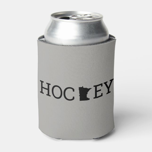 Enfriador De Latas Coozie Estatal de Hockey (Lata Anverso)