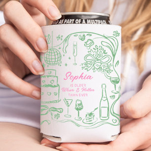 Enfriador De Latas Coquette Wiser y cumpleaños más caliente