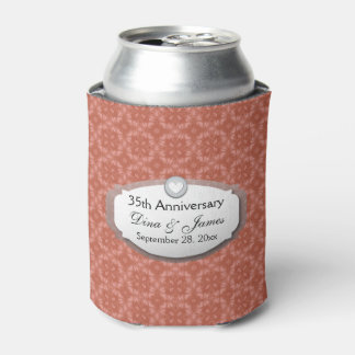 Enfriador De Latas Coral Z22, aniversario Boda de 35 años