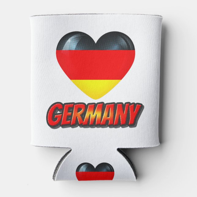 Enfriador De Latas Corazón de Alemania (Anverso)