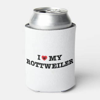 Enfriador De Latas Corazón de mi Refrigerador de bebidas Rottweiler