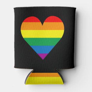 Enfriador De Latas Corazón del amor de LGBT, transexual bisexual gay