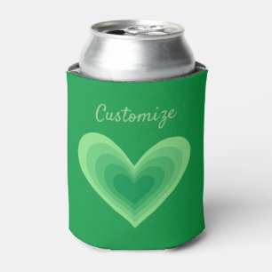 Enfriador De Latas Corazón verde sabio Thunder_Cove