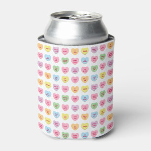 Enfriador De Latas Corazones de caramelo de conversación lindos diver