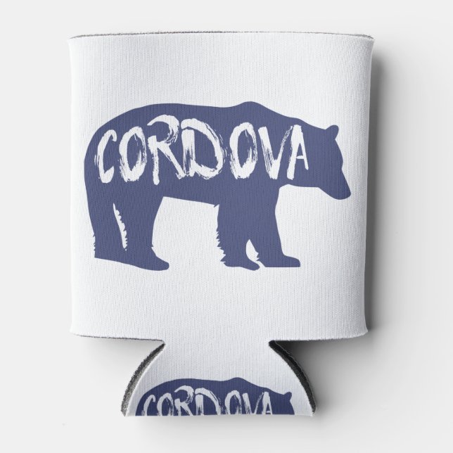 Enfriador De Latas Cordova Alaska Bear (Anverso)