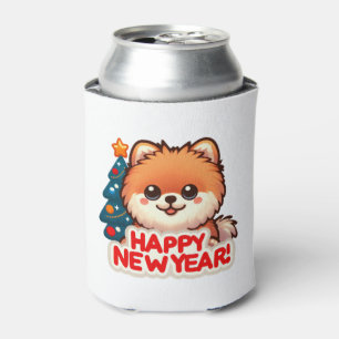 Enfriador De Latas Corgi Cutie Puppy quiere un feliz clásico 2024