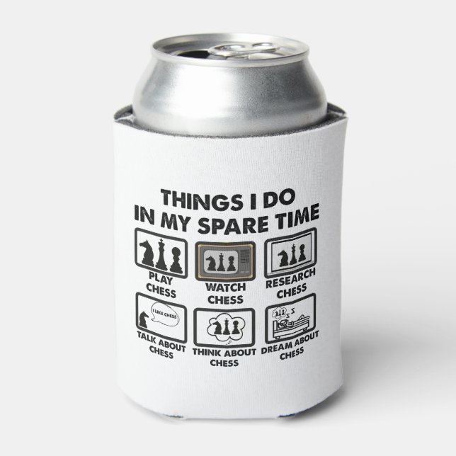 Enfriador De Latas Cosas Que Hago En Mi Tiempo De Reparación Famoso J (Lata Anverso)