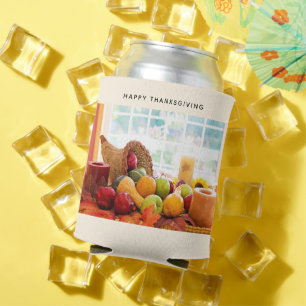 Enfriador De Latas Cosecha Clásica de la Cornucopia en la Mesa