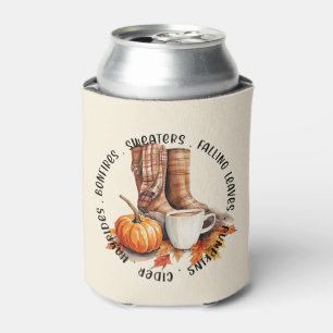 Enfriador De Latas Cosmopolita - Boots, especias de calabaza, hoguera
