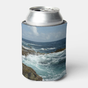 Enfriador De Latas Costa Rocosa y Océano Azul de Aruba
