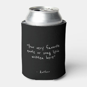 Enfriador De Latas Cota personalizada - crea la tuya en negro