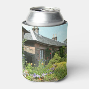 Enfriador De Latas Cottage Inglés II con Jardín de Flores Fotografía