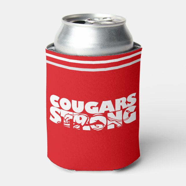 Enfriador De Latas Cougars Strong (Lata Anverso)