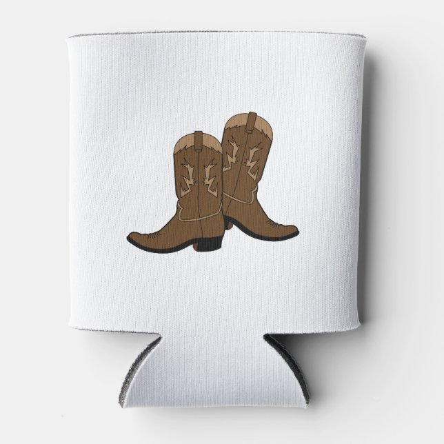Enfriador De Latas Cowboy Boots (Anverso)