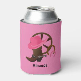 Enfriador De Latas Cowgirl personalizada