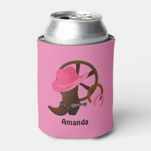 Enfriador De Latas Cowgirl personalizada