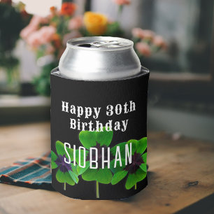 Enfriador De Latas Cozie de bebida personalizada de cumpleaños para a