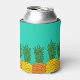 Enfriador De Latas Cozies de cerveza Fiesta de piña tropical