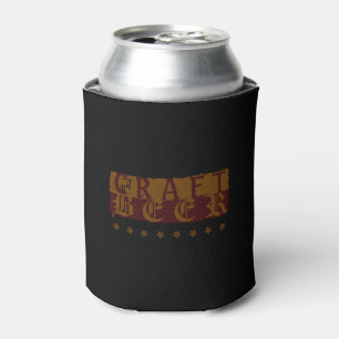 Enfriador De Latas Craft Beer Red/Gold