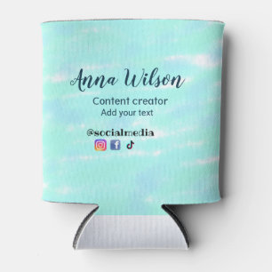 Enfriador De Latas Creador de contenido de medios sociales color verd