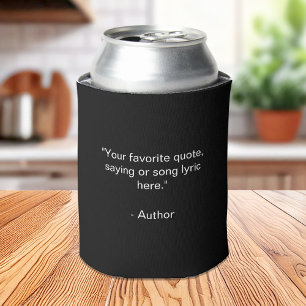 Enfriador De Latas Crear su propia cita Personalizado