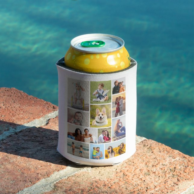 Enfriador De Latas Crear su propio Collage de fotos de 12 (Piscina in situ)