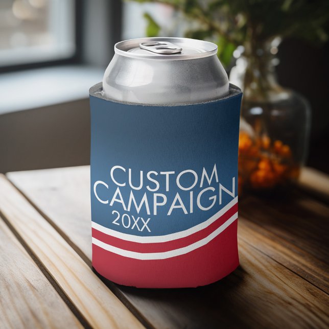 Enfriador De Latas Crear su propio diseño electoral (Personalized Can Cooler - Add Your name for a great handout for a campaign event)