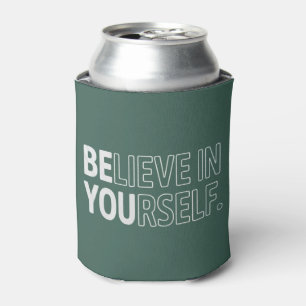 Enfriador De Latas Cree En Sí Mismo Profesor Motivacional Positivo