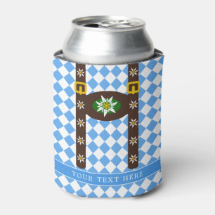 Enfriador De Latas Cría de Suspendedores Funny Octoberfest Lederhosen