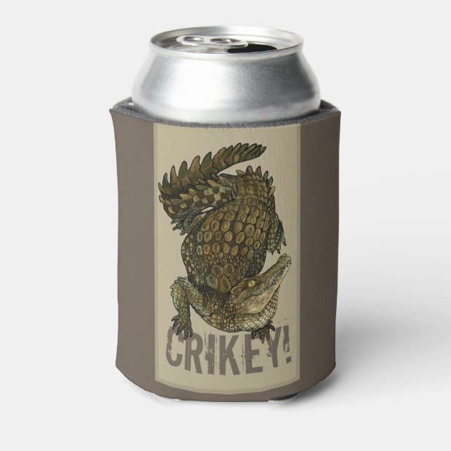Enfriador De Latas ¡Crikey cocodrilo! (Reverso de la lata)