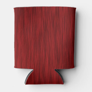 Enfriador De Latas Crimson Red Wood Grain Look