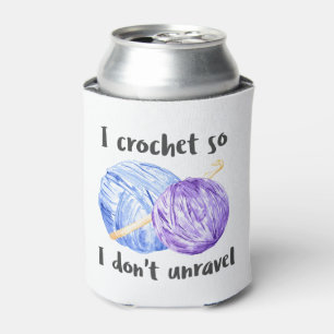 Enfriador De Latas "Crochet para que no me deshaga" gracioso