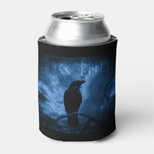 Enfriador De Latas Crow negro con estilo de Gótico oscuro