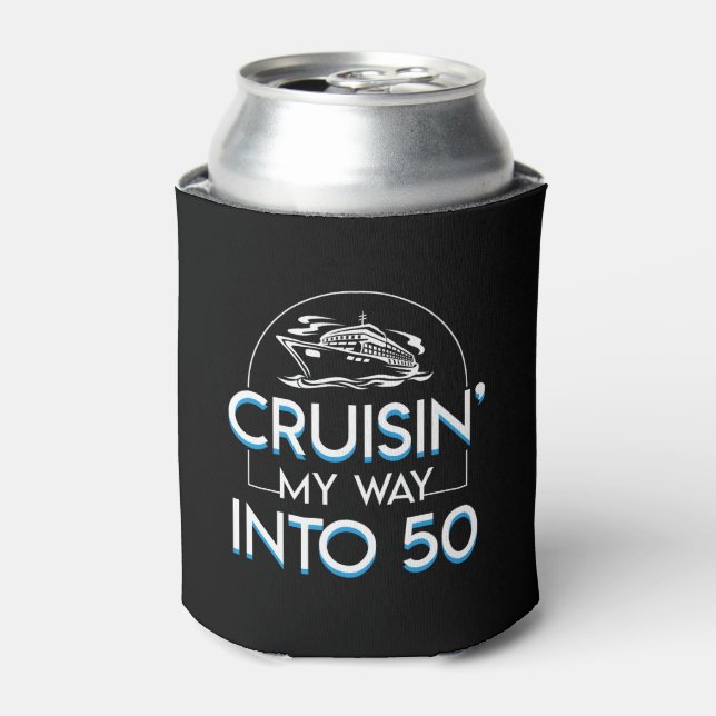 Enfriador De Latas Cruceros hacia el 50 aniversario de crucero (Lata Anverso)