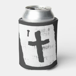 Enfriador De Latas Cruz Cristiana Grungy