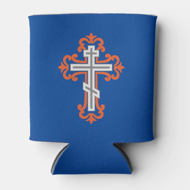 Enfriador De Latas Cruz ortodoxa (Anverso)